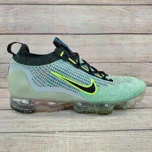 Nike Air VaporMax 2021 Flyknit Next Nature 'Volt Photo Blue' Men's Size 9.5